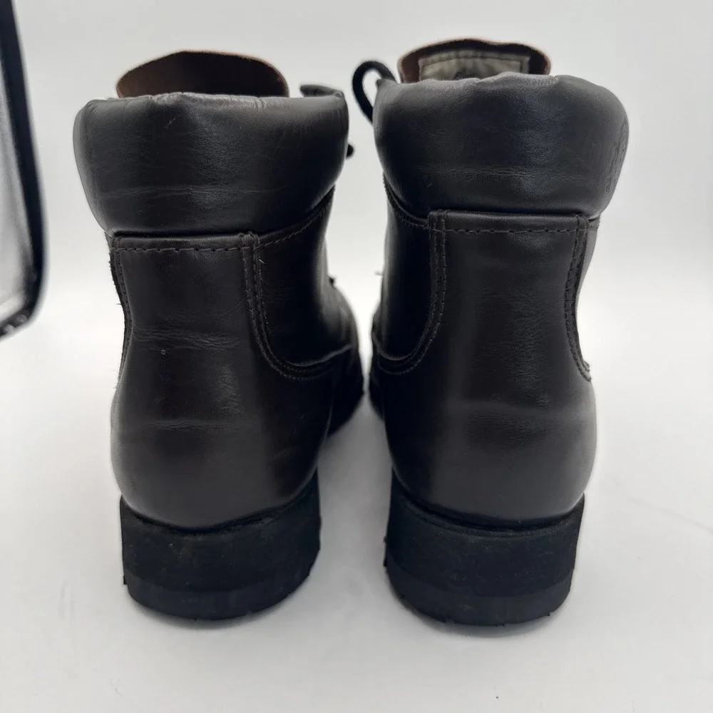 Rock Work Boots Brown Men's Size 8 W Durable Leather‎ Workwear 40500